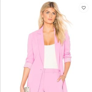 Amanda Uprichard x Revolve pink blazer